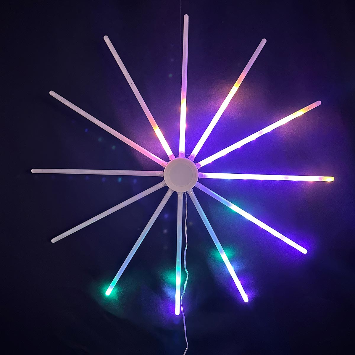 Miniatura 5 de Luz LED Efecto Tornado Pequeño 60cm 1616